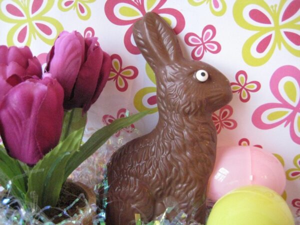 Solid Chocolate Easter Bunny - Image 2