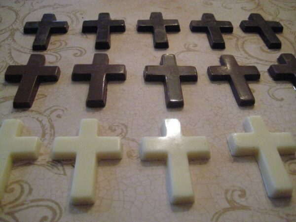 Bite Sized Chocolate Cross Candy-Set of 30