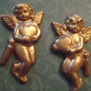 12-Golden Milk Chocolate Cherubs For Wedding/Bridal Shower/Birthday Party/Party Favor/Cupid