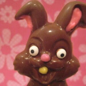 12-Sweet Smiling Large Chocolate Bunny