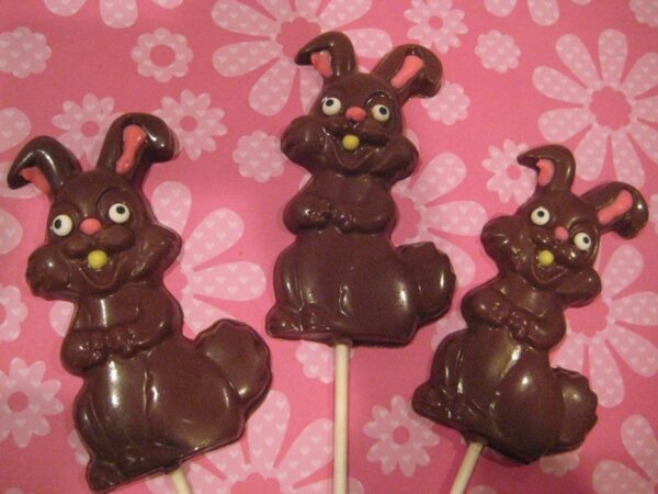 12-Sweet Smiling Large Chocolate Bunny - Image 3