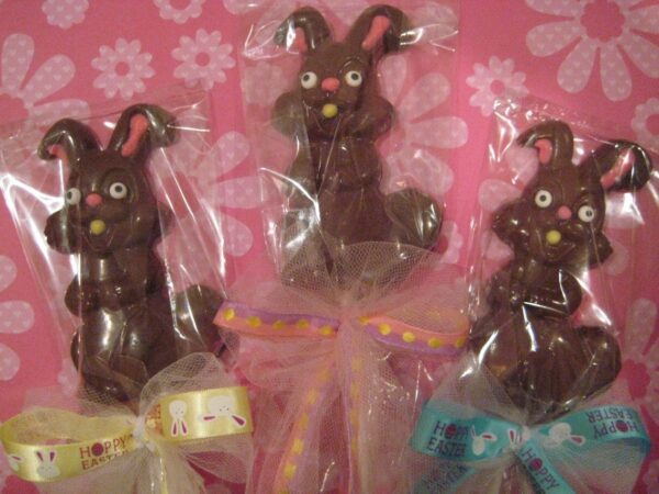 12-Sweet Smiling Large Chocolate Bunny - Image 4