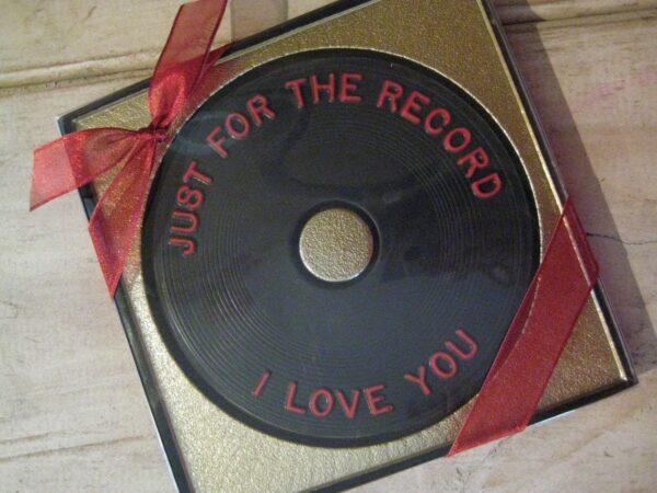 Assorted Sayings Chocolate Record--HAPPY BIRTHDAY--I Love Mom--I Love YOU--Get Well--Plain - Image 3