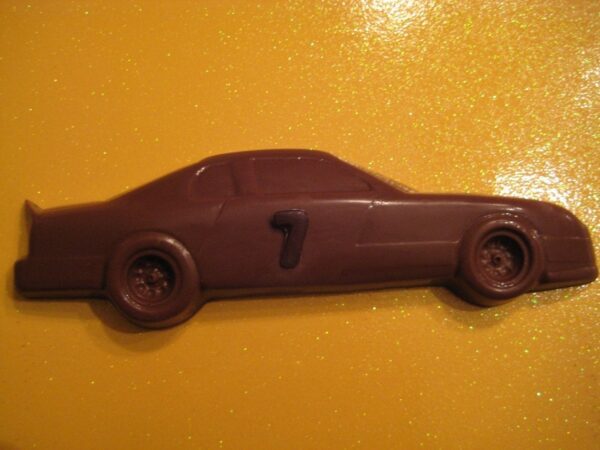 Sporty Large Chocolate Race Car In Decorator Gift Box - Image 3