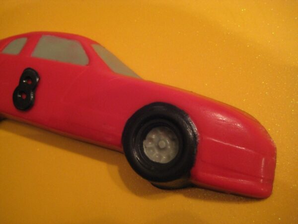 Sporty Large Chocolate Race Car In Decorator Gift Box - Image 5