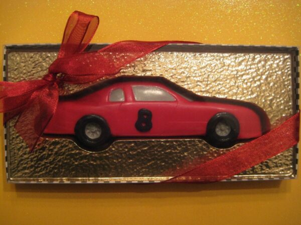 Sporty Large Chocolate Race Car In Decorator Gift Box
