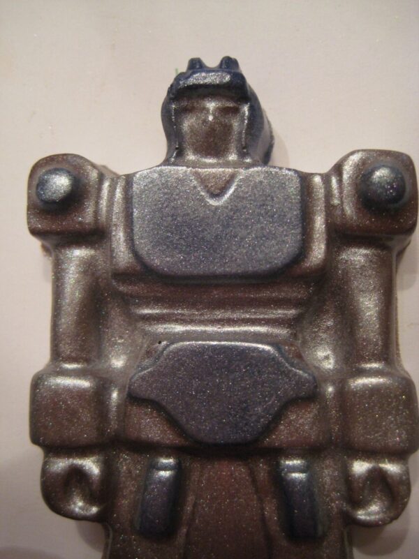 24 Metallic Robot Milk Chocolate Lollipop Favors - Image 6