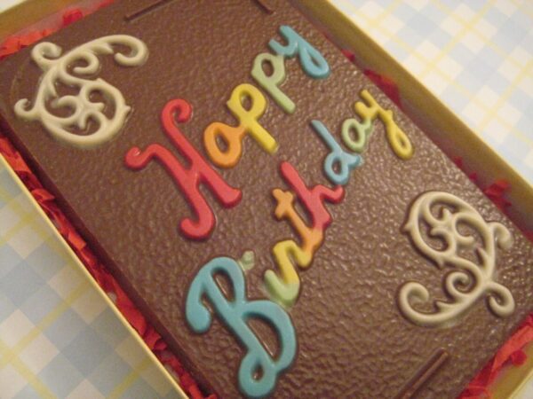 Chocolate Happy Birthday Card