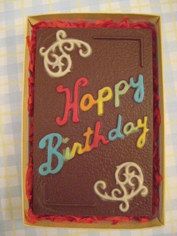 Chocolate Happy Birthday Card - Image 3