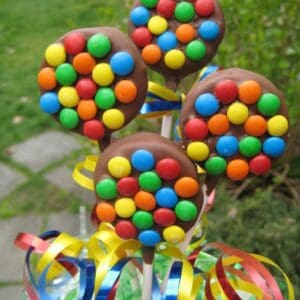 12-Candy Decorated Chocolate Covered Oreo Pop Party Favors