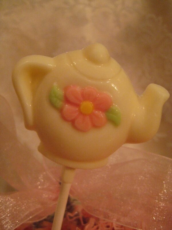 24-Time For Teapots and Teacups Chocolate Lollipops - Image 8