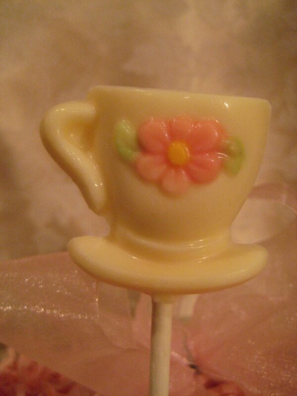 24-Time For Teapots and Teacups Chocolate Lollipops - Image 9