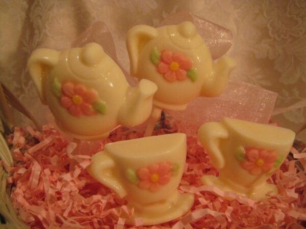 24-Time For Teapots and Teacups Chocolate Lollipops - Image 10