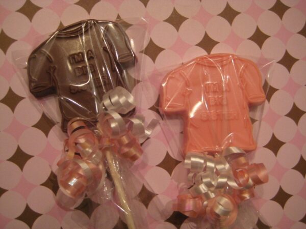 12-I’m A Big Sister -Chocolate Lollipop Favors For Baby Shower/Baby Announcement - Image 5
