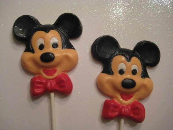 12-Mickey Mouse Chocolate Lollipop Favors For/Birthday Party/Party Favors/Disney Party