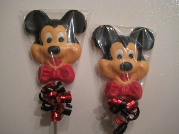 12-Mickey Mouse Chocolate Lollipop Favors For/Birthday Party/Party Favors/Disney Party - Image 3