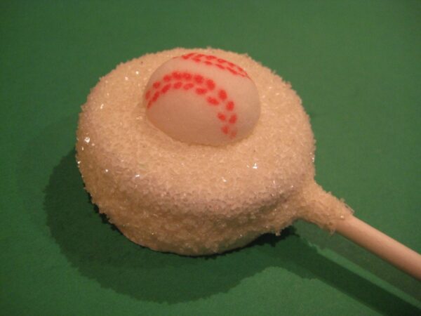 12-Baseball Chocolate Covered Oreo Pop Favors - Image 3
