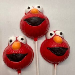 12-Large Elmo Faces For Birthday Party/Sesame Theme Party/Party Favors