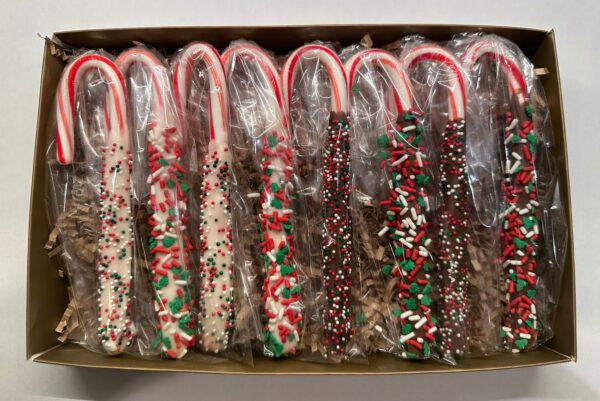 8-Chocolate Covered Candy Canes - Image 3