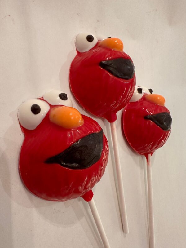12-Large Elmo Faces For Birthday Party/Sesame Theme Party/Party Favors - Image 2