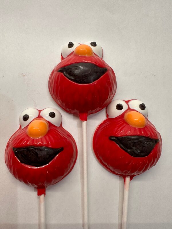 12-Large Elmo Faces For Birthday Party/Sesame Theme Party/Party Favors - Image 3
