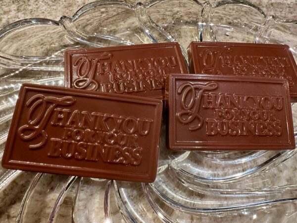 12-“Thank You For Your Business “ Chocolate Cards - Image 4