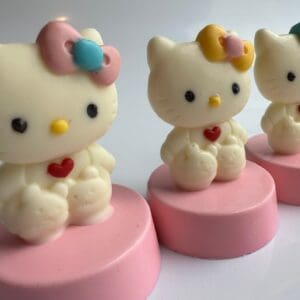 12-White Chocolate Kitty Sitting on a Chocolate Covered Oreo