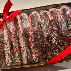 8-Chocolate Covered Candy Canes