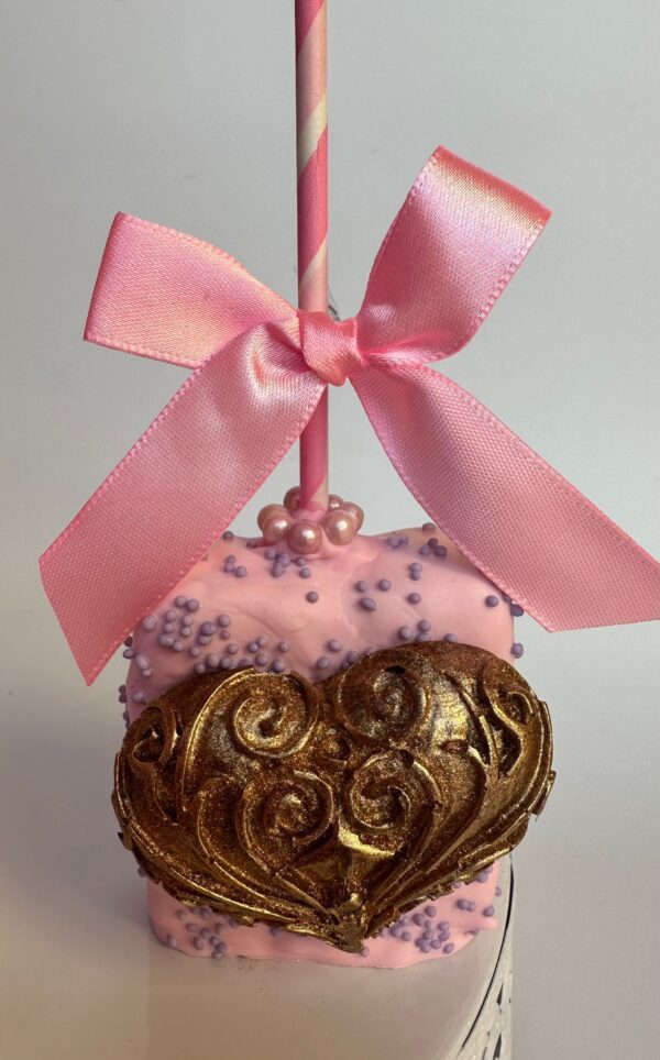 12-Chocolate Covered Rice Krispie Treats for Valentines Day or Wedding Favor - Image 6