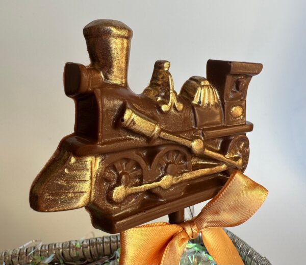 12-Milk Chocolate Train Lollipops - Image 2