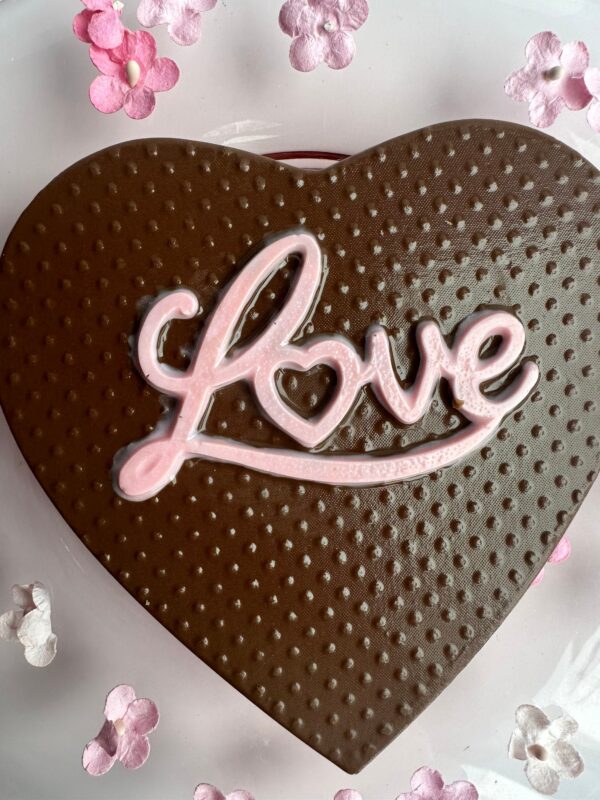 8oz Chocolate Love Heart For Anniversary Gift/Birthday Gift/Valentines Gift - Image 3
