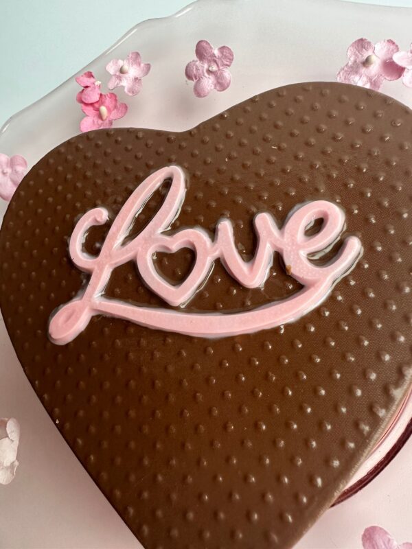 8oz Chocolate Love Heart For Anniversary Gift/Birthday Gift/Valentines Gift - Image 4