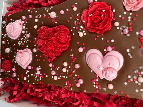 Heart Decorated Chocolate Bar Gift Box - Image 3