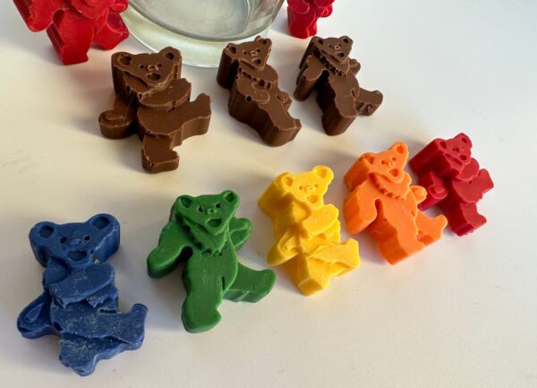 12-Grateful Dead Dancing Bears Favors for Birthday Party or a Dead fan