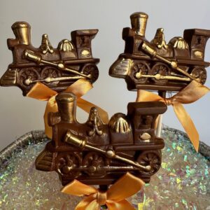 12-Milk Chocolate Train Lollipops