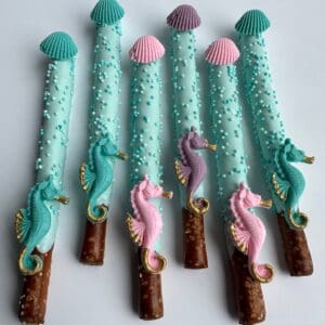 12-Under the Sea Chocolate Covered Pretzels