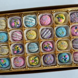 24-Decorated Chocolate Covered Mini Oreos Gift Box for Anniversary Gift/Birthday Gift/Any Occasion Gift/Special Occasion