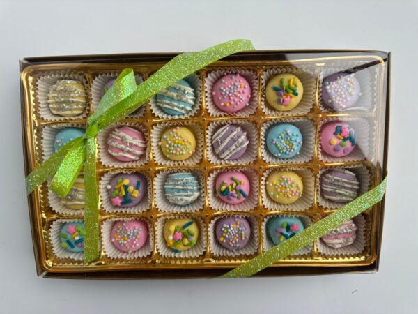 24-Decorated Chocolate Covered Mini Oreos Gift Box for Anniversary Gift/Birthday Gift/Any Occasion Gift/Special Occasion - Image 2