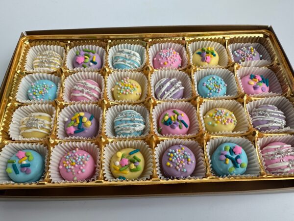 24-Decorated Chocolate Covered Mini Oreos Gift Box for Anniversary Gift/Birthday Gift/Any Occasion Gift/Special Occasion - Image 4