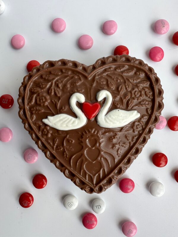 Swan Chocolate Box Filled with Candy - Image 2
