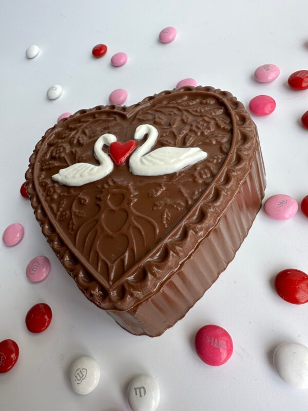 Swan Chocolate Box Filled with Candy - Image 4