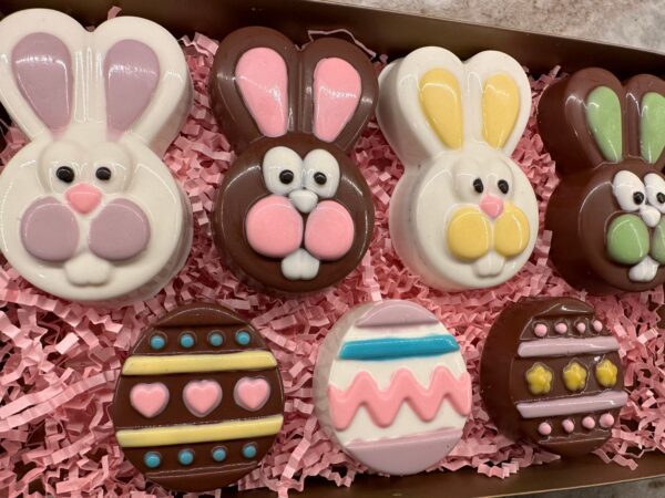 Easter Bunny & Easter Egg Chocolate Covered Oreo Gift Box - Image 2