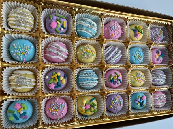 24-Decorated Chocolate Covered Mini Oreos Gift Box for Anniversary Gift/Birthday Gift/Any Occasion Gift/Special Occasion - Image 3