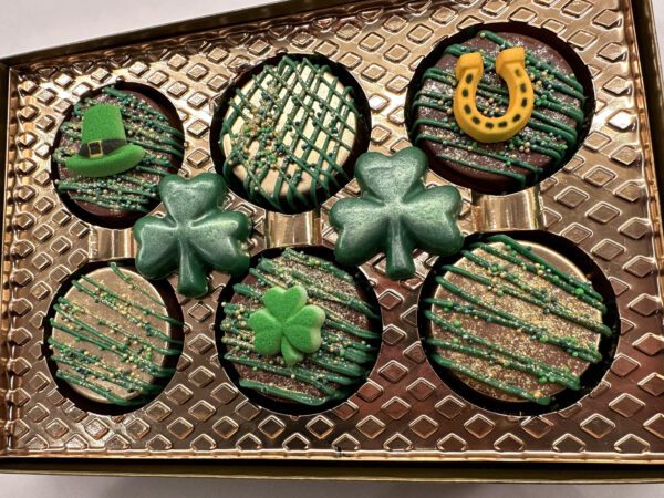 St. Patrick’s Day Chocolate Covered Oreo Gift Box - Image 3