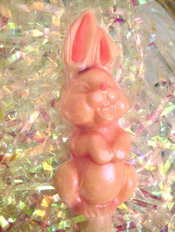 12-Chocolate Covered Easter Bunny Pretzel Rods - Image 2