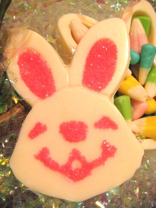 Solid White Chocolate Bunny Box - Image 2