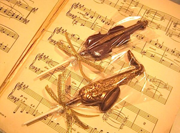 24-Milk Chocolate Musical Instruments/For Birthday Party/Party Favors/Concerts/Musical Performances - Image 9