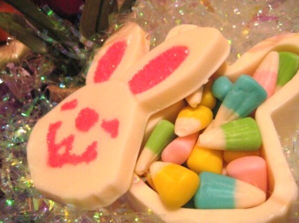 Solid White Chocolate Bunny Box - Image 4