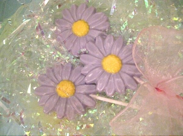 12-Chocolate Daisy Lollipop Favors - Image 4