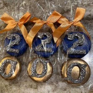 24-Chocolate Covered Oreos (12 sets) With Numbers For Anniversary Party Favors/Birthday Party Favors